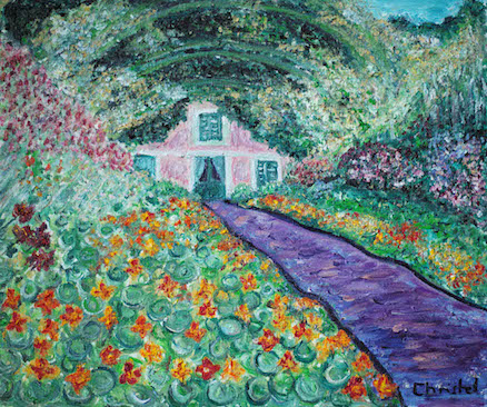 Coquelicots dans le jardin de Claude Monet